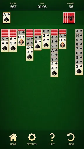 Скриншот 3 — Spider Solitaire: Card Game