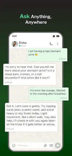 Скриншот 4 — Disha: AI Health Coach