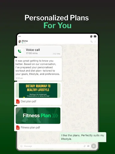 Скриншот 8 — Disha: AI Health Coach