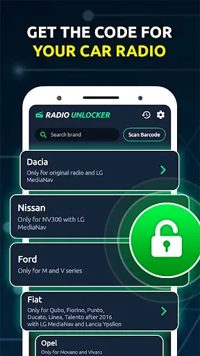 Скриншот 2 — Radio Code Generator Unlocker
