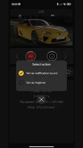 Скриншот 5 — Car sounds | Звуки автомобиля