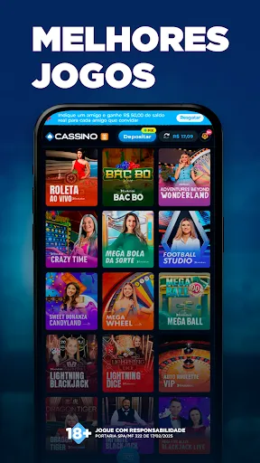 Скриншот 1 — Cassino Bet - Apostas Online