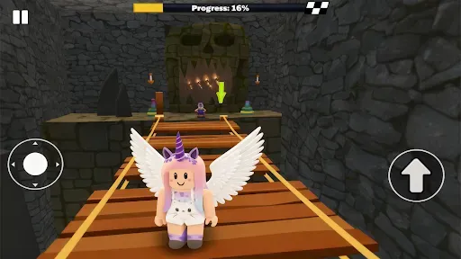 Скриншот 3 — Blox Parkour: Obby Race 3d