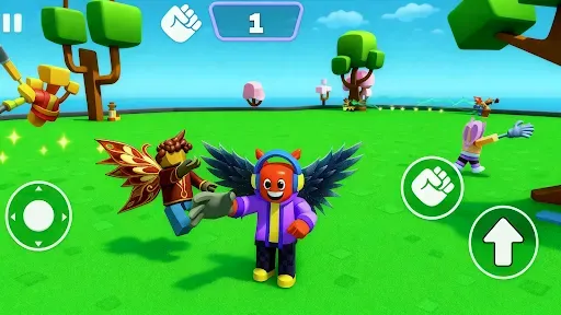 Скриншот 4 — Blox Parkour: Obby Race 3d