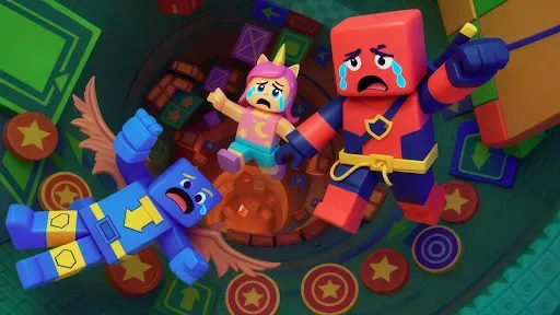 Скриншот 6 — Blox Parkour: Obby Race 3d