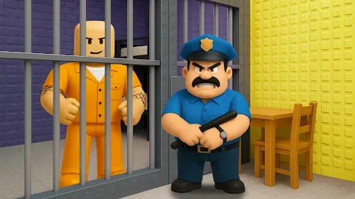 Скриншот 1 — Escape Parkour: Prison Run 3D