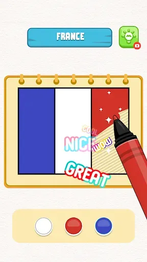 Скриншот 4 — World Flags: Color Puzzle