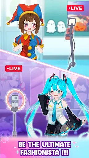 Скриншот 4 — Idol Live: Star Dress Up Game