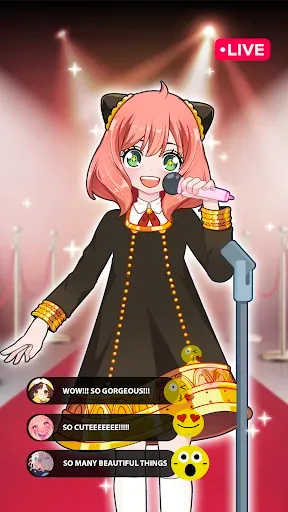 Скриншот 7 — Idol Live: Star Dress Up Game