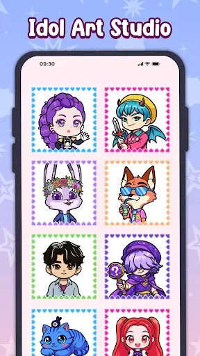Скриншот 6 — Idol Coloring Master
