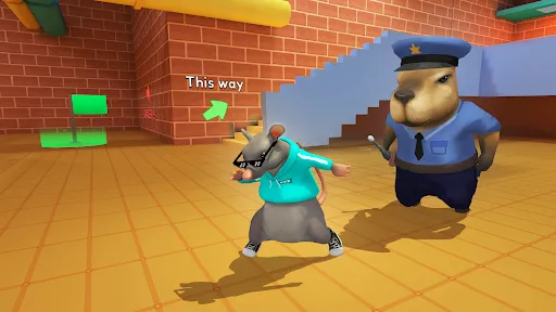 Скриншот 7 — Obby Escape: Prison Rat Dance