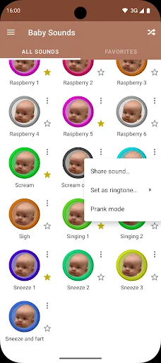 Скриншот 2 — Baby Sounds