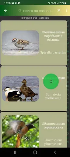 Скриншот 3 — Птицы России