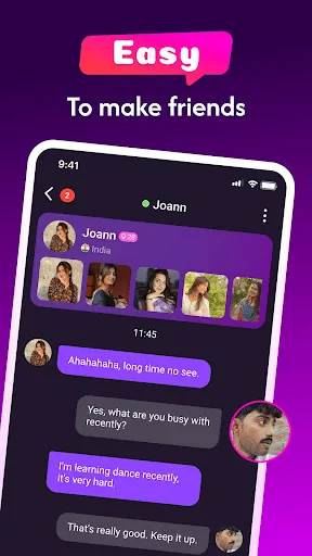Скриншот 3 — Hitto Lite: Video chat & Meet