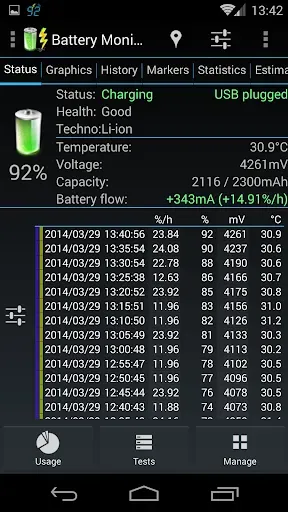 Скриншот 3 — 3C Battery Manager