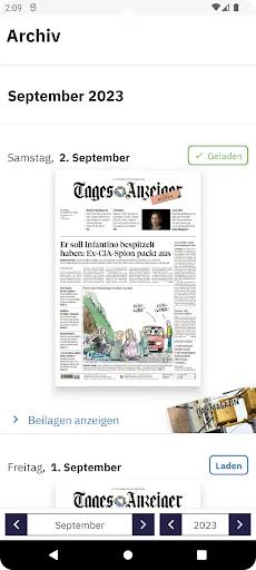 Скриншот 3 — Tages-Anzeiger E-Paper