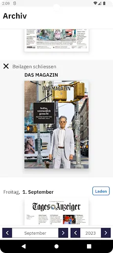 Скриншот 5 — Tages-Anzeiger E-Paper