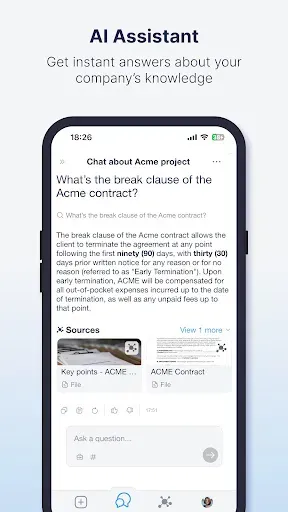 Скриншот 1 — myReach - AI Assistant