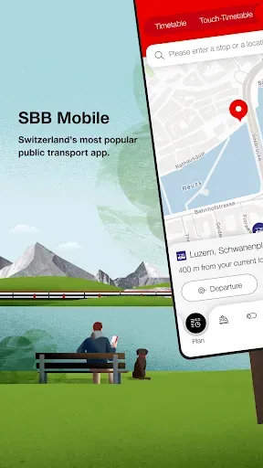 Скриншот 1 — SBB Mobile