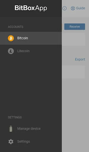 Скриншот 2 — BitBoxApp