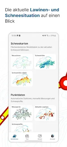 Скриншот 2 — White Risk - SLF Lawinen-App