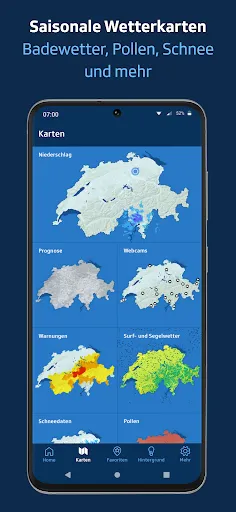 Скриншот 5 — SRF Meteo - Wetter Schweiz