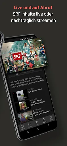 Скриншот 2 — Play SRF: Streaming TV & Radio
