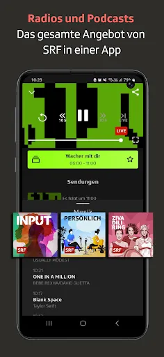 Скриншот 4 — Play SRF: Streaming TV & Radio