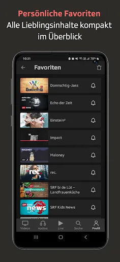 Скриншот 5 — Play SRF: Streaming TV & Radio