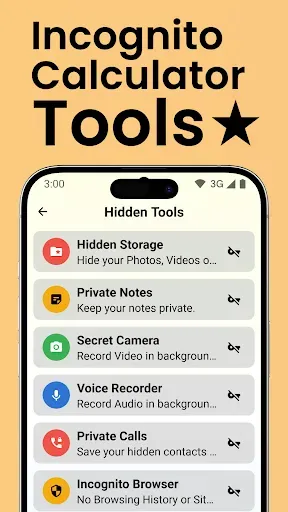 Скриншот 1 — Incognito Calculator Tools
