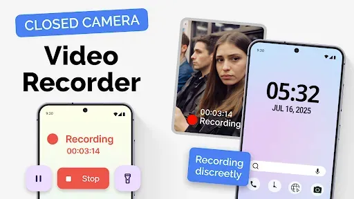 Скриншот 1 — Closed Camera - Video Recorder