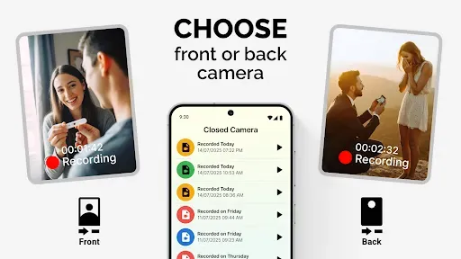 Скриншот 2 — Closed Camera - Video Recorder
