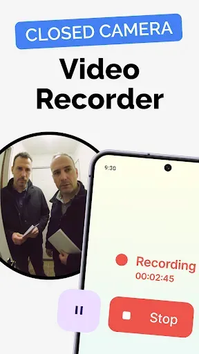 Скриншот 3 — Closed Camera - Video Recorder