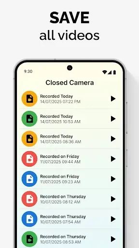 Скриншот 5 — Closed Camera - Video Recorder