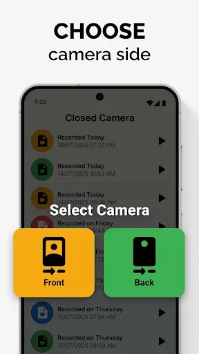Скриншот 8 — Closed Camera - Video Recorder