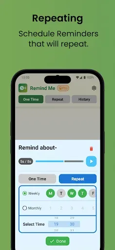 Скриншот 4 — Remind Me (using Call)