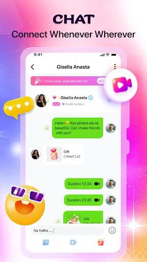 Скриншот 1 — Kachi - Chat, Call & Party