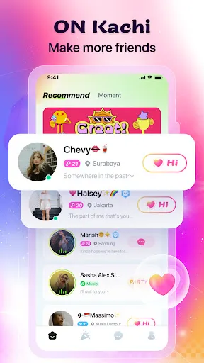 Скриншот 2 — Kachi - Chat, Call & Party