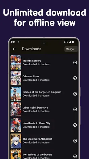 Скриншот 2 — Manga Reader: Cookie Manga