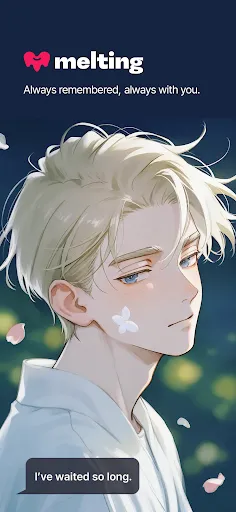 Скриншот 1 — Melting – AI Romance Chat