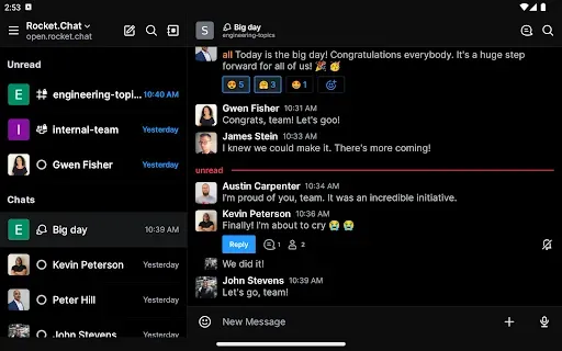 Скриншот 8 — Rocket.Chat