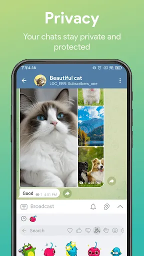 Скриншот 2 — ChatAI: AI Chat for Telegram