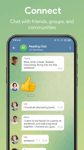 Скриншот 3 — ChatAI: AI Chat for Telegram