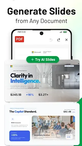 Скриншот 2 — PDF ИИ: подкасты, инфографика