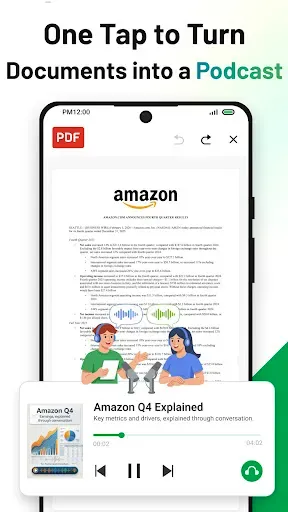 Скриншот 3 — PDF ИИ: подкасты, инфографика