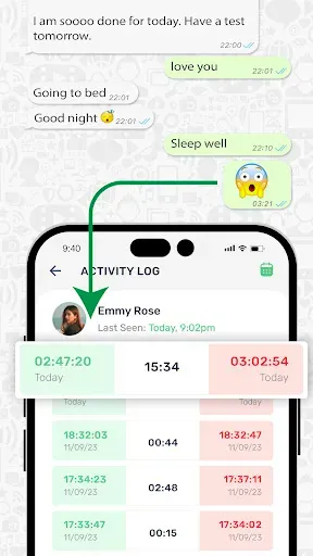 Скриншот 1 — Check-Chat - Last Seen