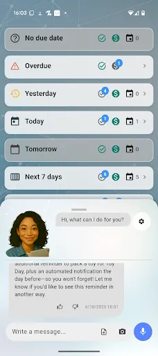 Скриншот 1 — Kim – Your AI Secretary