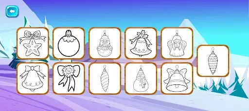 Скриншот 2 — Christmas Coloring Pages & Art