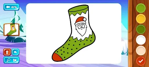 Скриншот 4 — Christmas Coloring Pages & Art