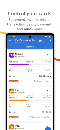 Скриншот 3 — My Finances - Bills Reminder
